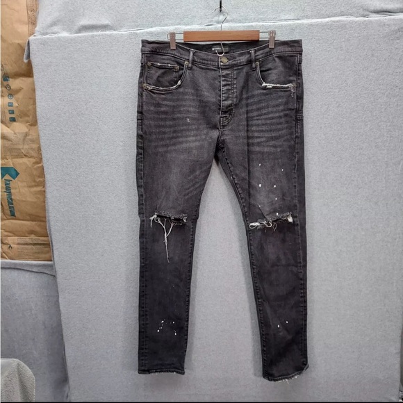 Purple jeans gray size 32 men